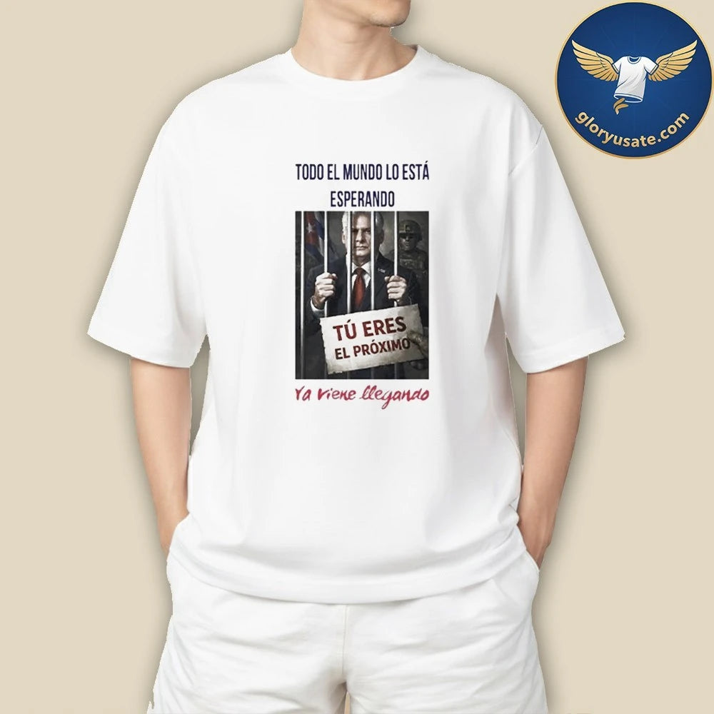 Miguel Díaz-Canel Everyone Is Waiting For Him Premium Youth T-Shirt