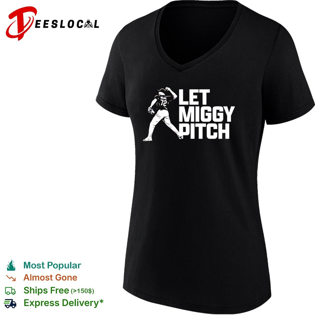 Miguel Rojas 72 Los Angeles Dodgers Let Miggy Pitch shirt