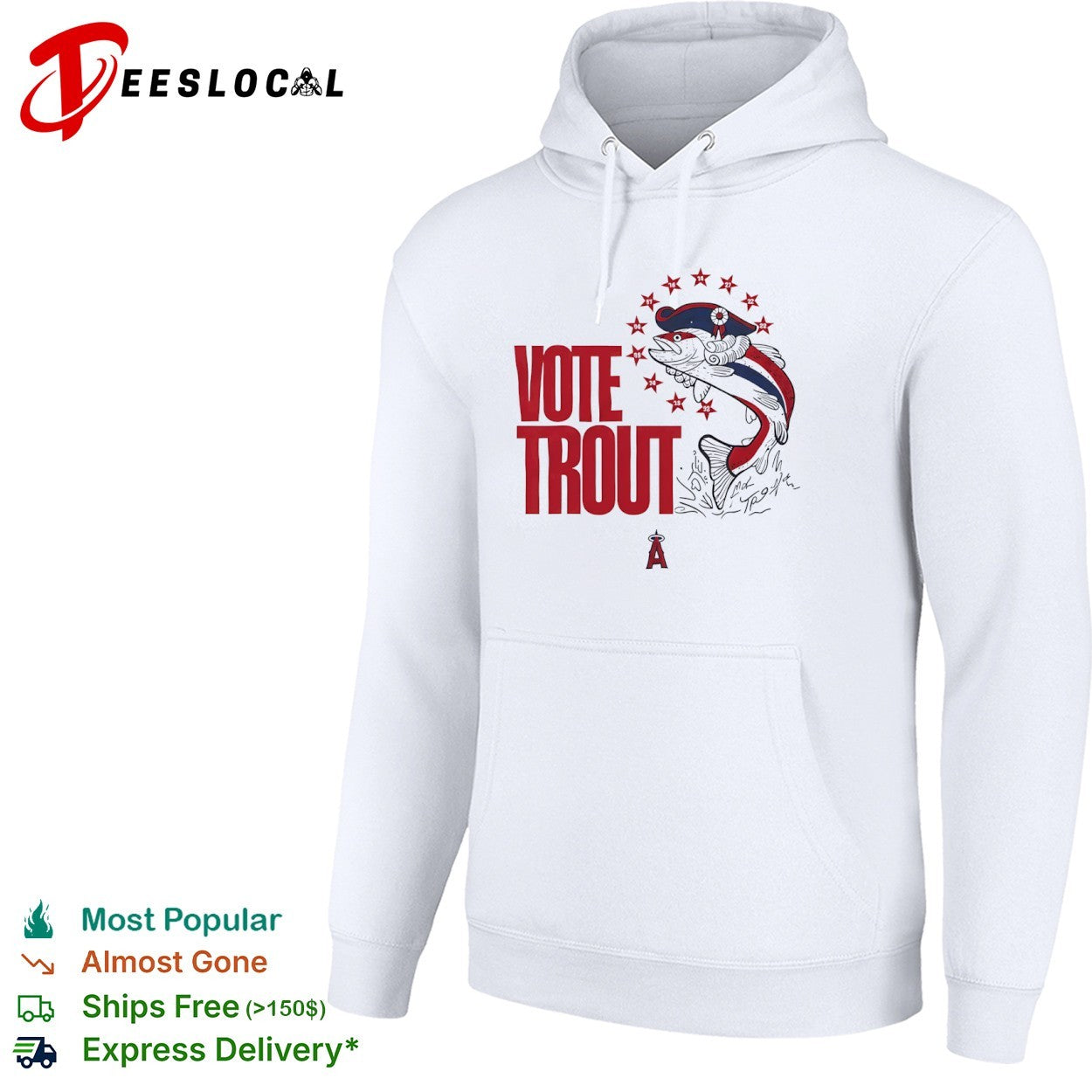 Mike Trout Los Angeles Angels MLB Vote Trout shirt