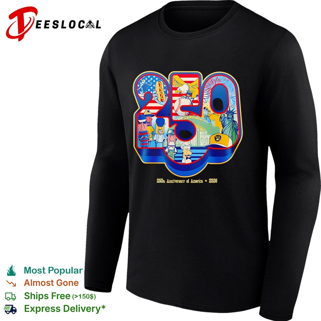 Milwaukee Brewers 250th Anniversary of America 2026 American Family Field shirt