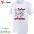 Minnesota Twins Servin you Minnesota Style Since 1901 Jucy Lucy Twin Cities Baseball shirt