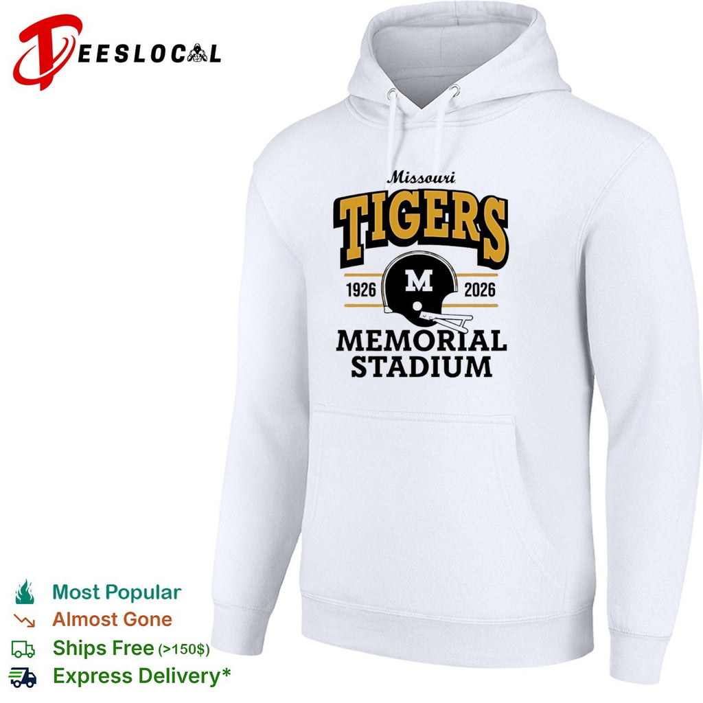 Missouri Tigers Memorial Stadium 1926 2026 M Helmet Football shirt