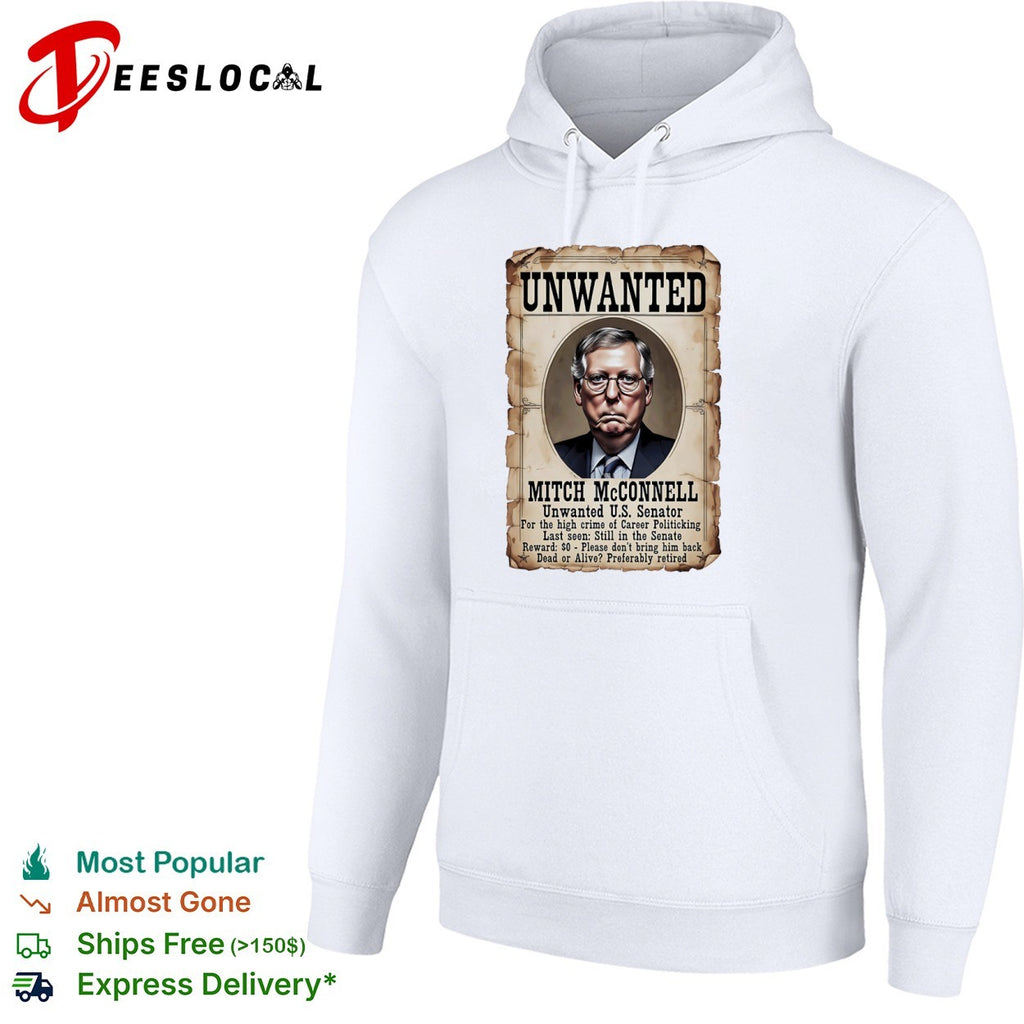 Mitch McConnell unwanted US senator poster shirt