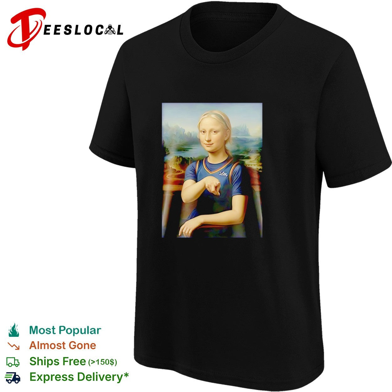 Mona Lisa Lilly style Sophie Cunningham Indiana Fever shirt