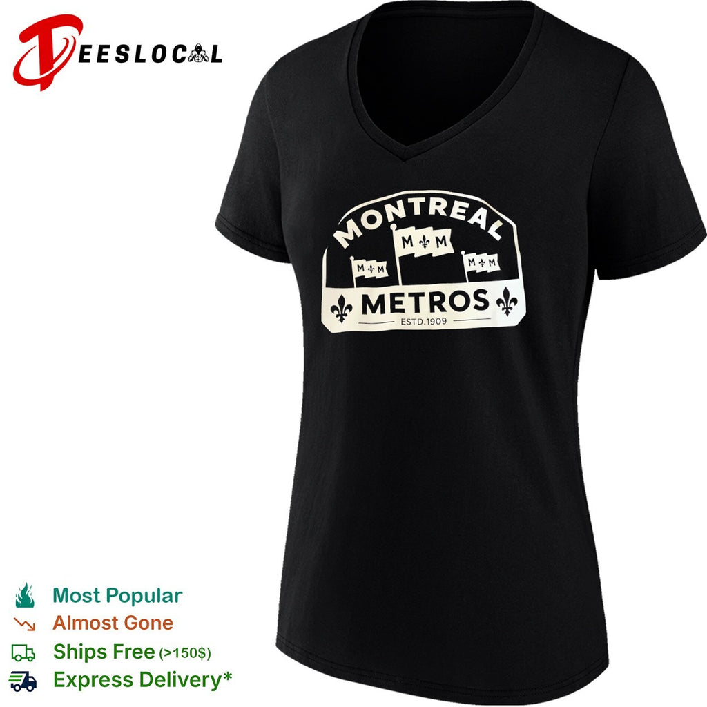 Montreal Metros vintage baseball flags estd 1909 shirt