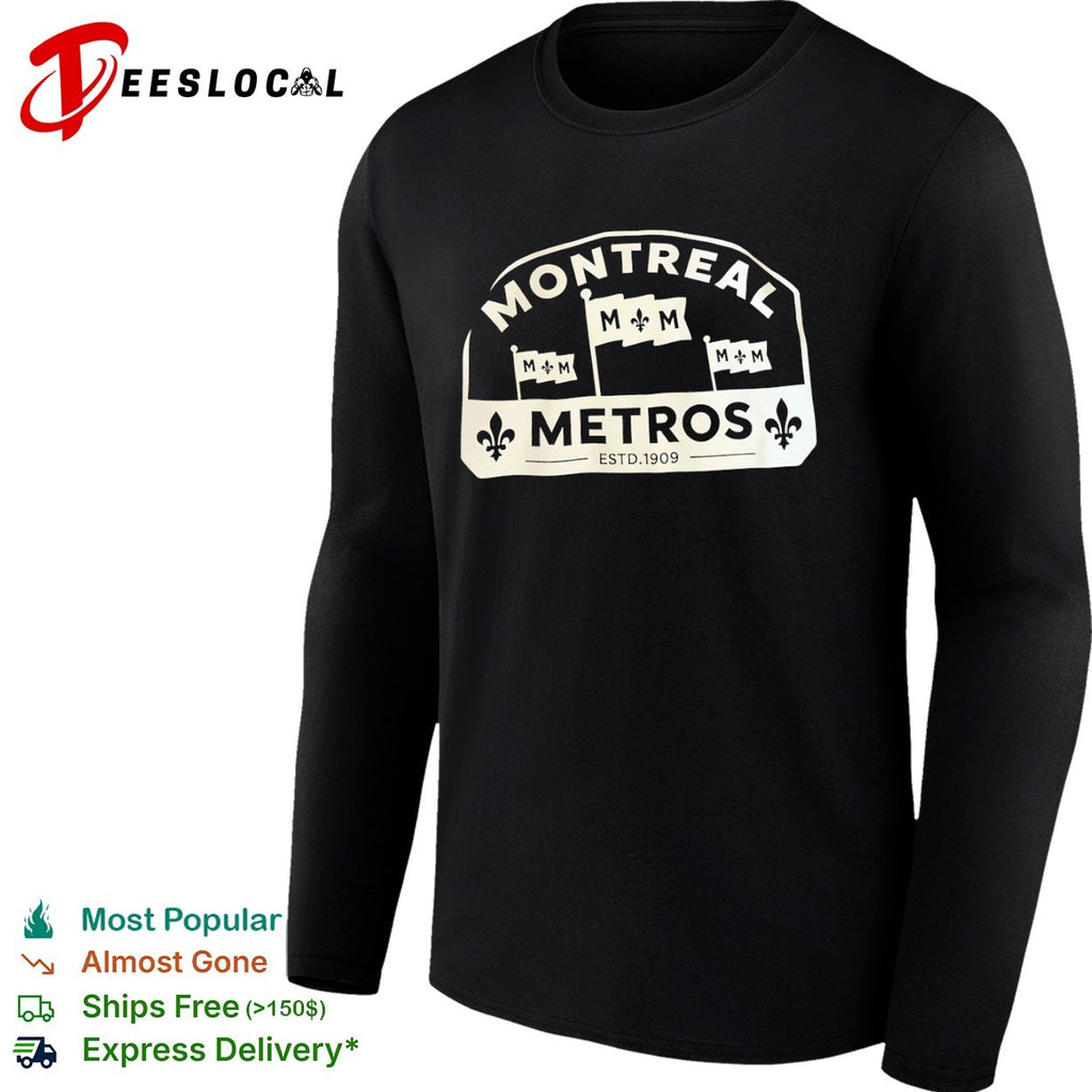 Montreal Metros vintage baseball flags estd 1909 shirt
