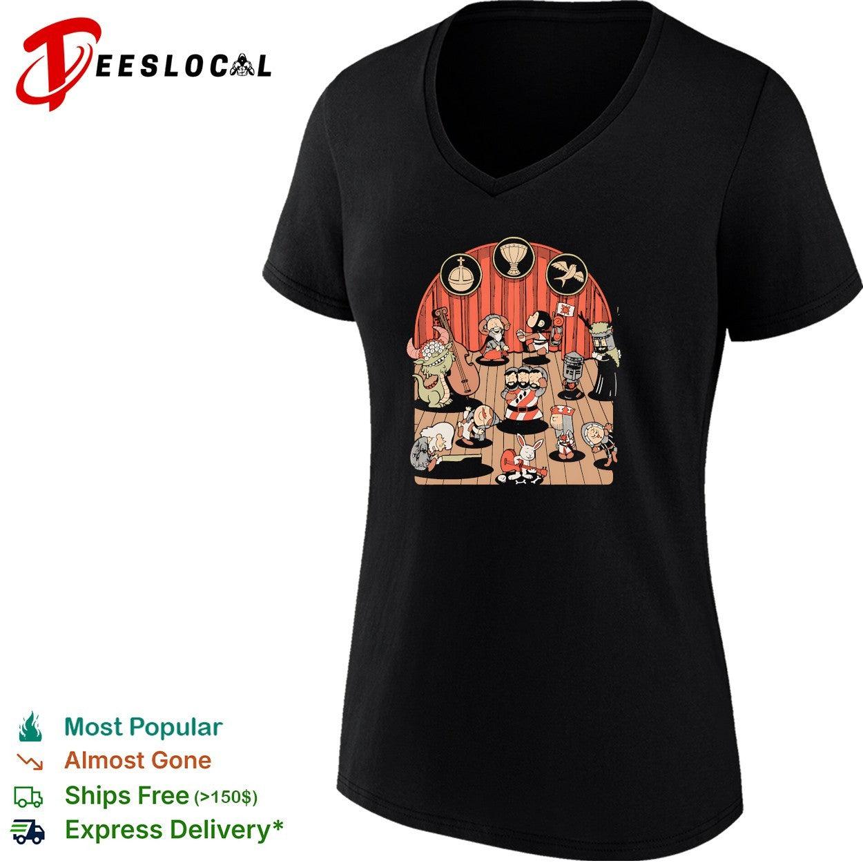 Monty Python Holy Grail knights arena scene shirt