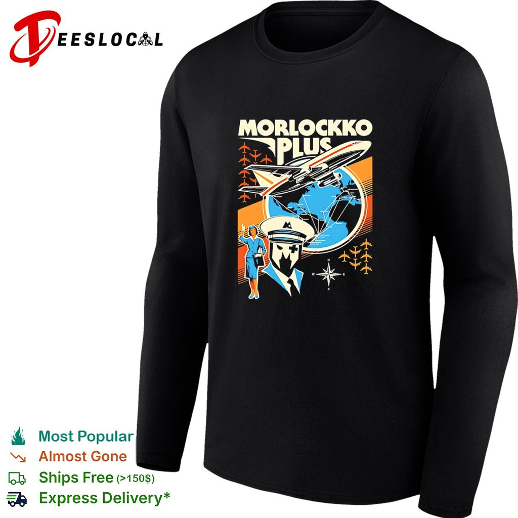 Morlockko Plus Rorschach Watchmen Aviation Shirt