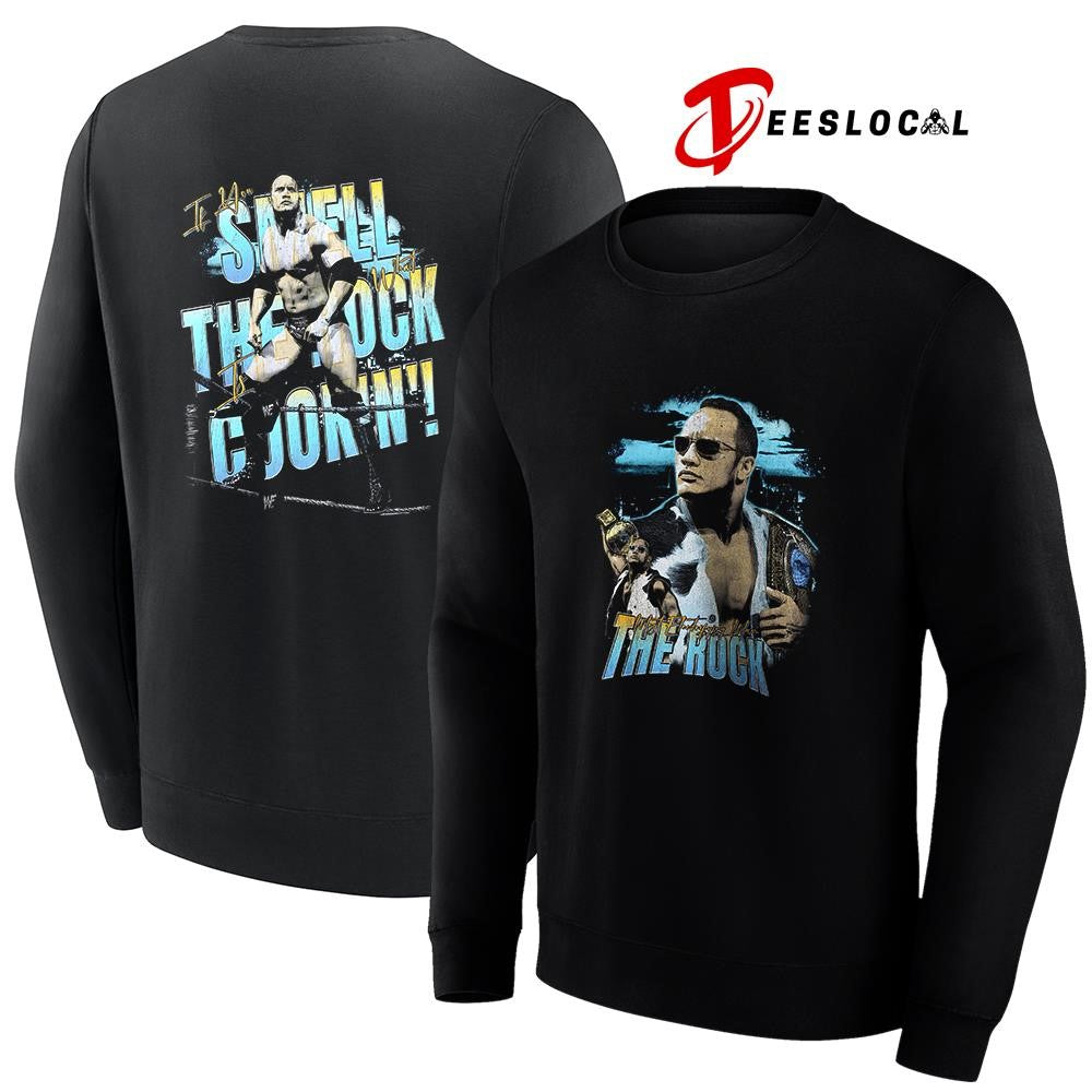Most electrifying man The Rock if you smell what the Rock graphic shirt