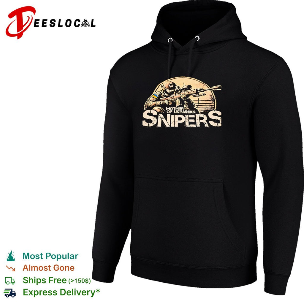 Mother of Ukrainian Snipers Ukraine flag military design sniper rifle shirt