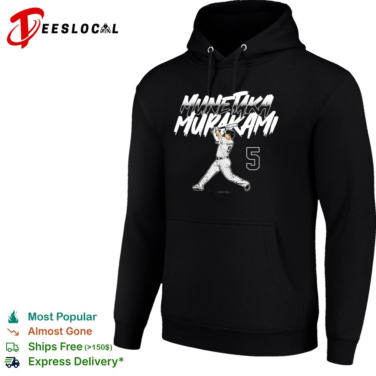 Munetaka Murakami 5 Chicago Red Sox baseball shirt