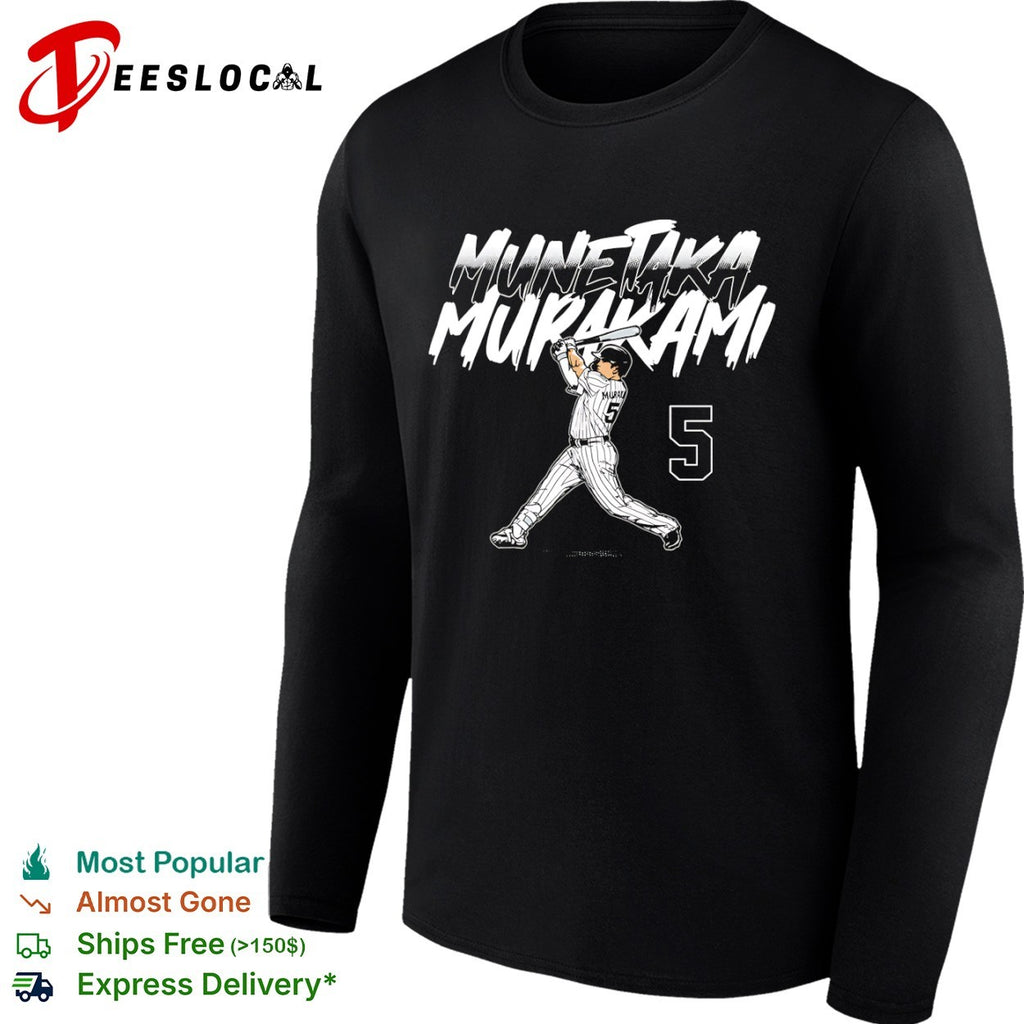 Munetaka Murakami 5 Chicago Red Sox baseball shirt