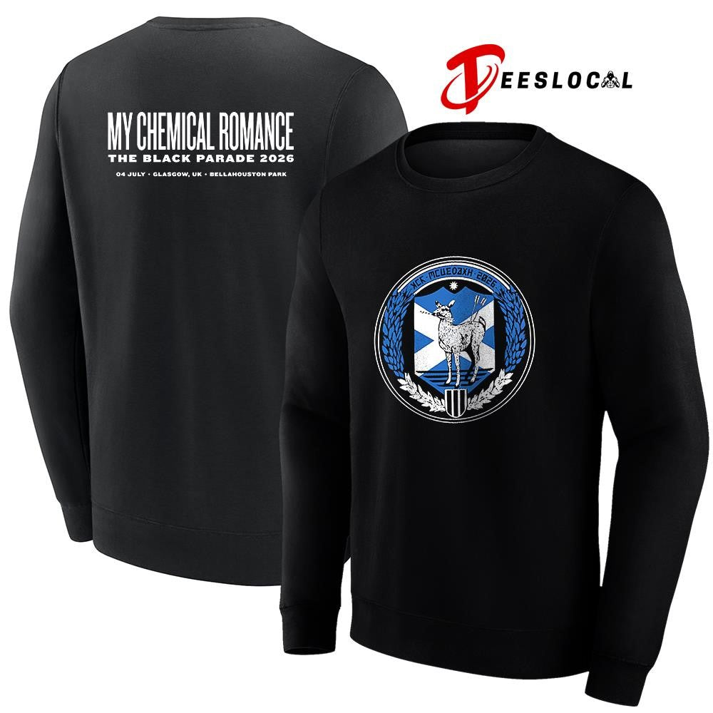 My Chemical Romance Glasgow UK Bellahouston Park graphic shirt