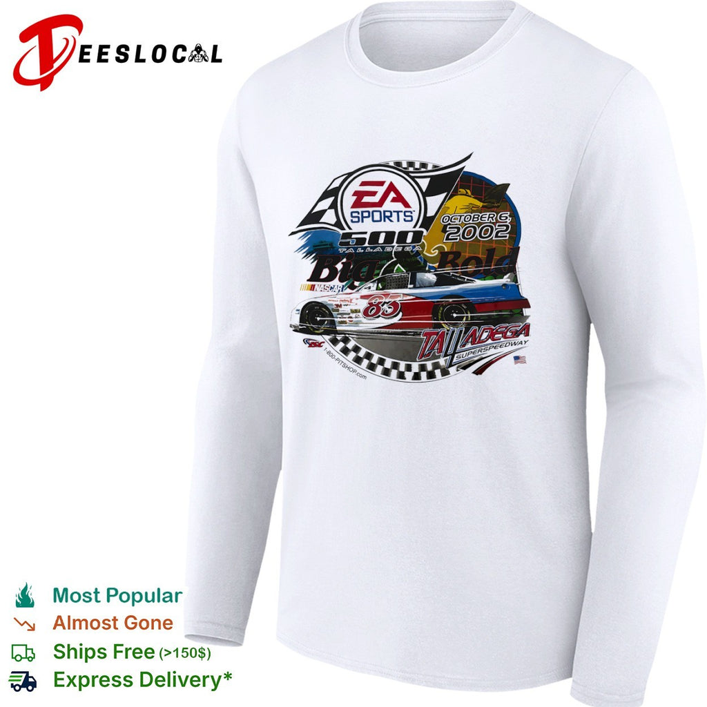NASCAR EA Sports 500 Talladega October 6 2002 big bold race car shirt