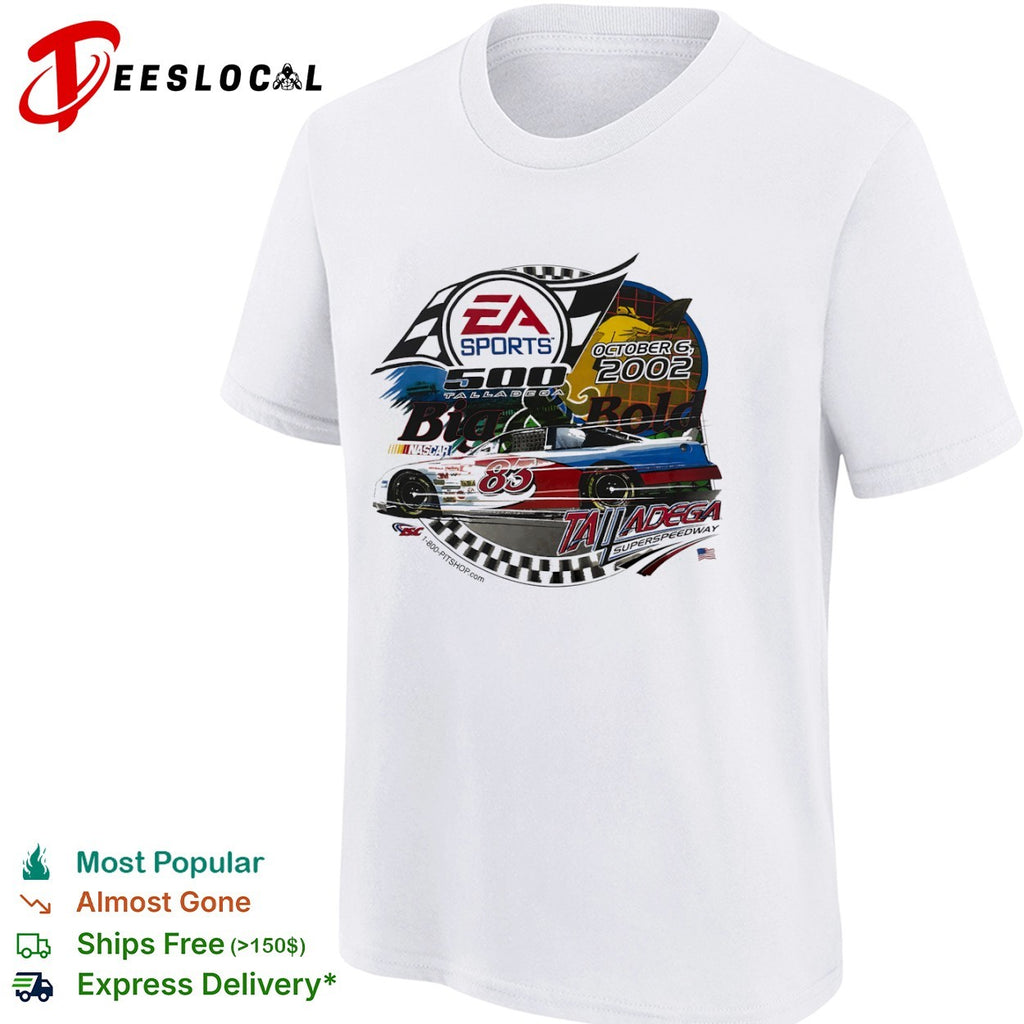 NASCAR EA Sports 500 Talladega October 6 2002 big bold race car shirt