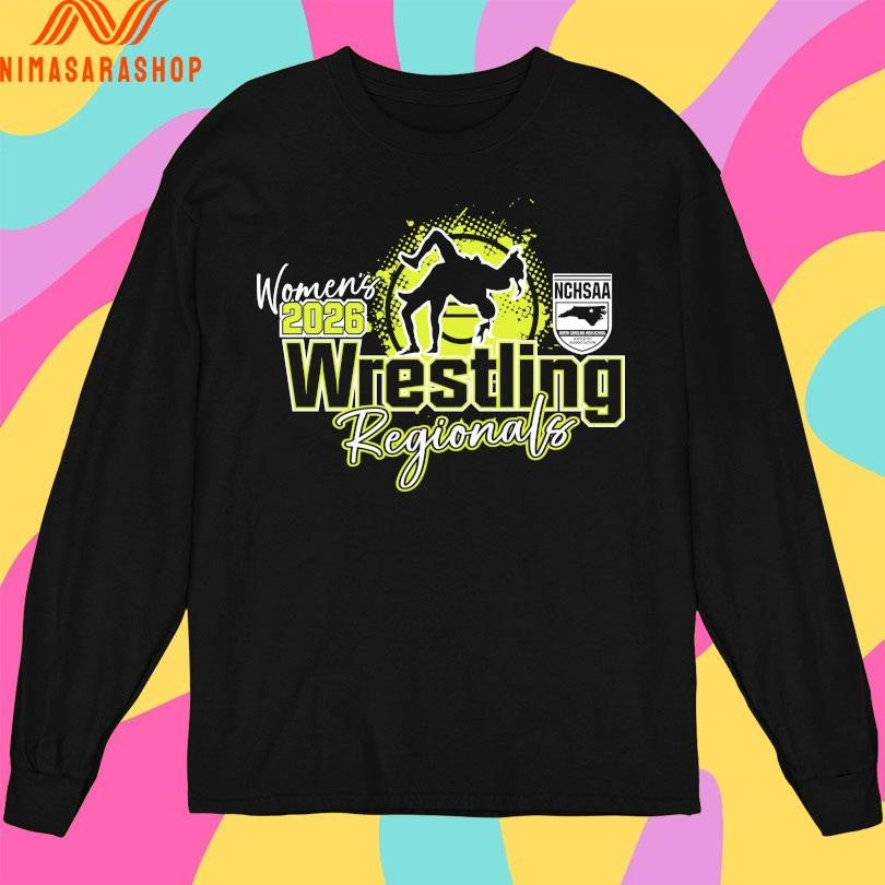 NCHSAA Wrestling Women Regionals 2026 Shirts