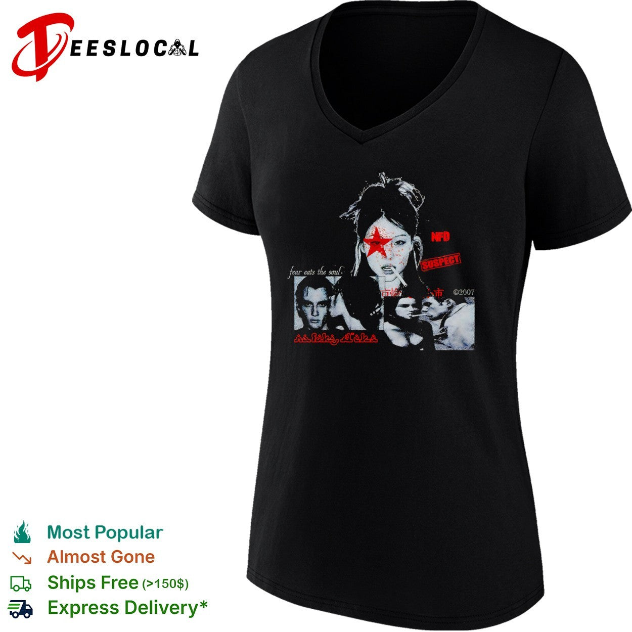 NFD suspect fear eats the soul girl shirt