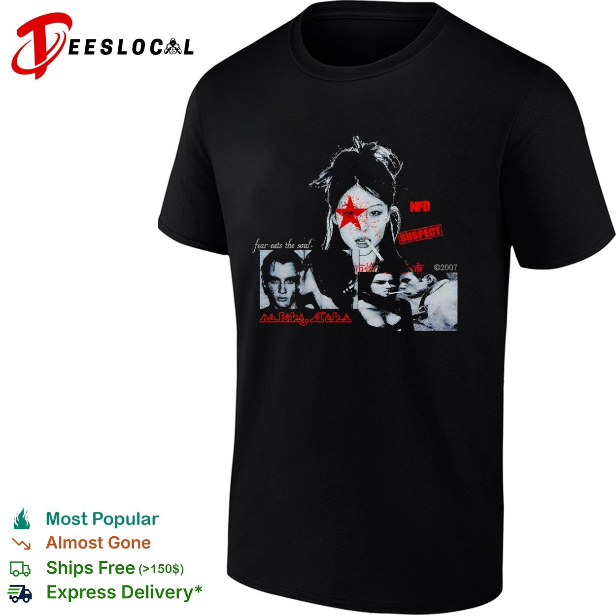 NFD suspect fear eats the soul girl shirt