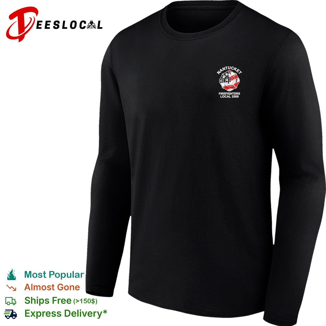 Nantucket firefighters local 2509 shirt