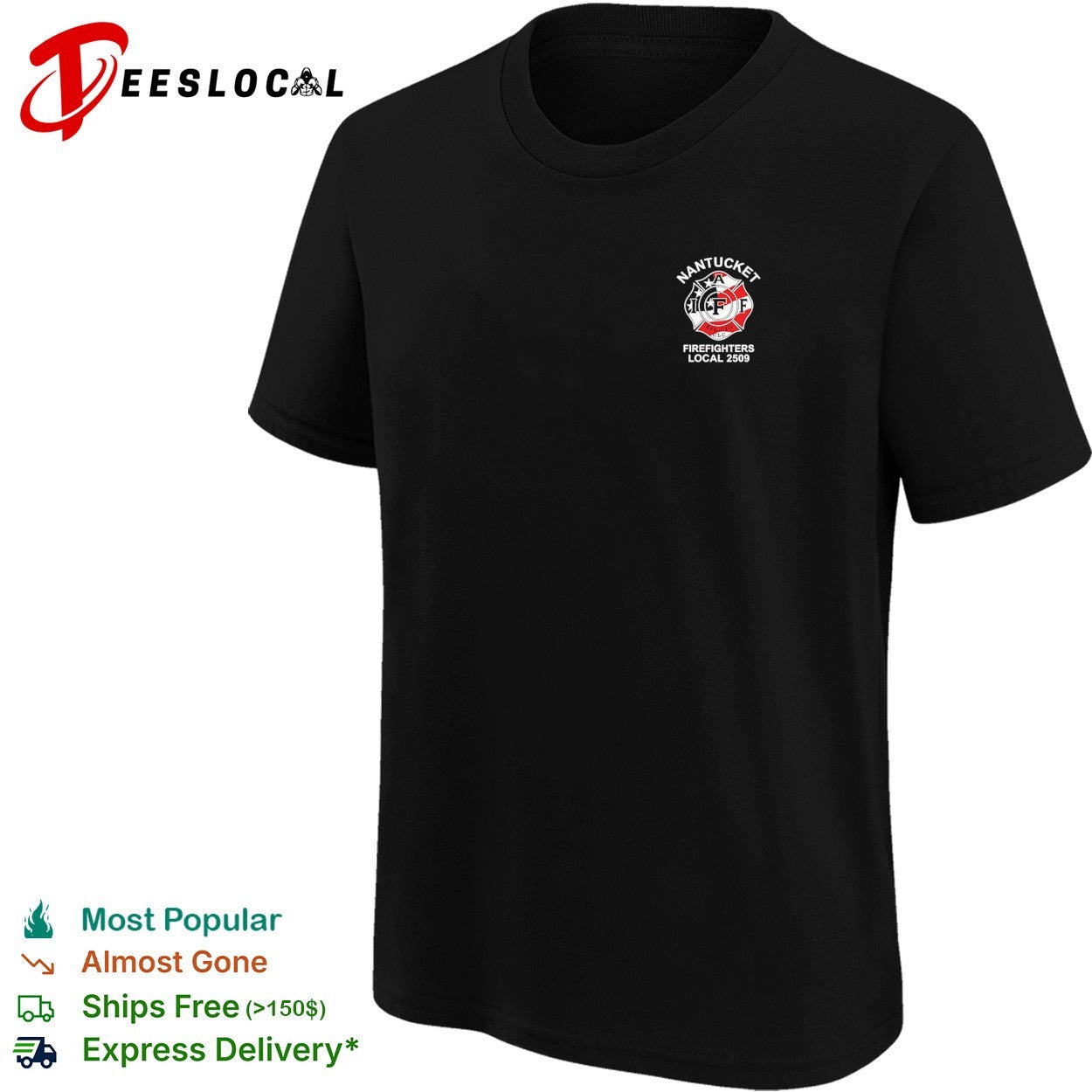 Nantucket firefighters local 2509 shirt