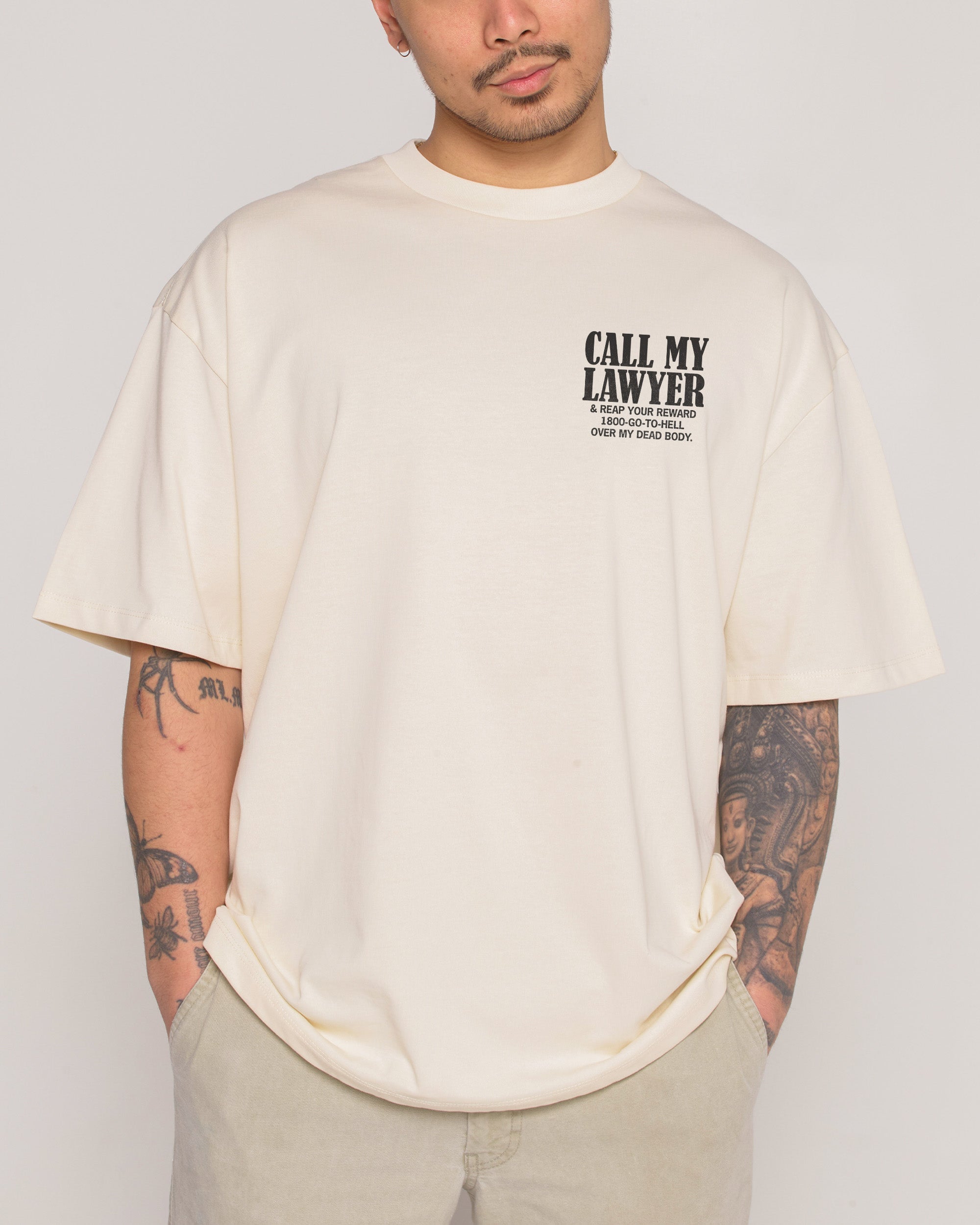 Call my Lawyer Reaper Edition Oversized Tee