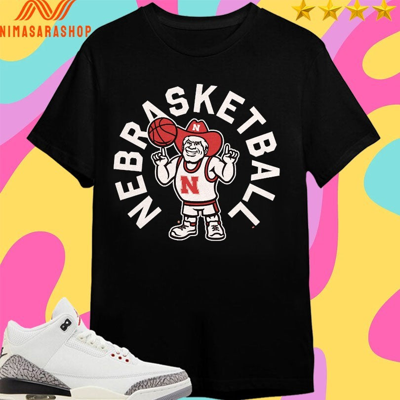 Nebrasketball Nebraska Cornhuskers Men’s Basketball Herbie Husker Shirts