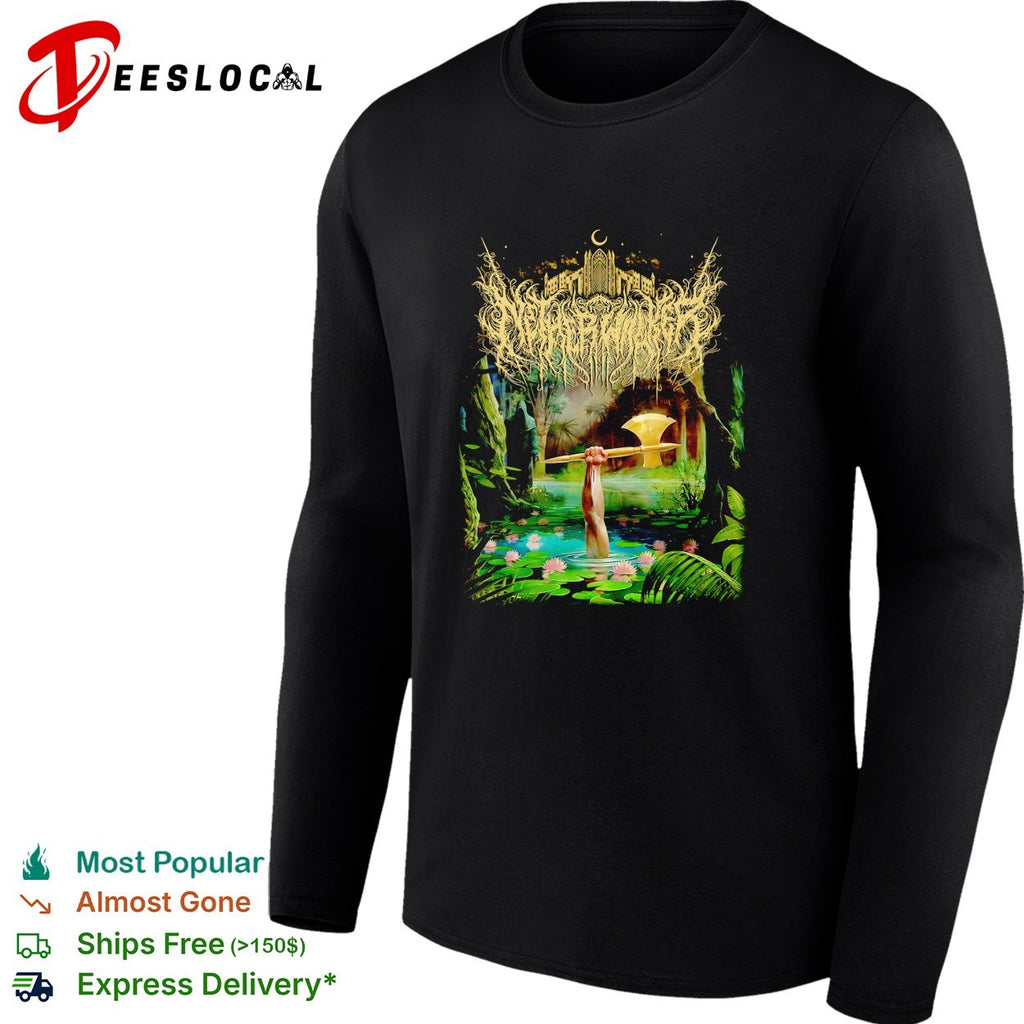 Netherwalker arm holding axe in swamp shirt