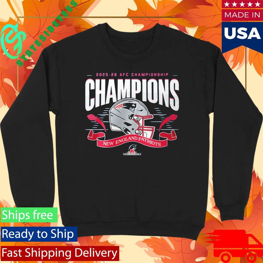 New England 2026 Patriots AFC Championship Champions Shirt