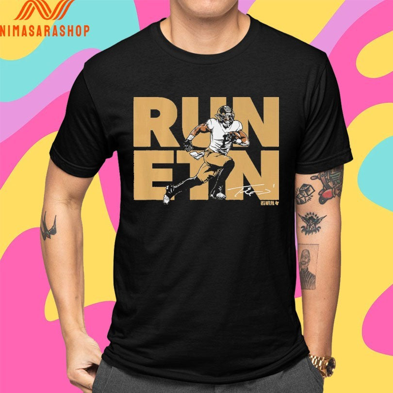 New Orleans Travis Etienne Run Etn Nola Shirts