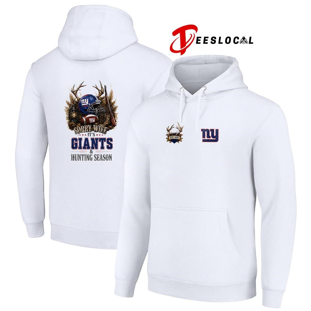 New York Giants sorry wife it’s hunting season deer shirt