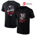 New York Giants x fan 4 life graphic shirt