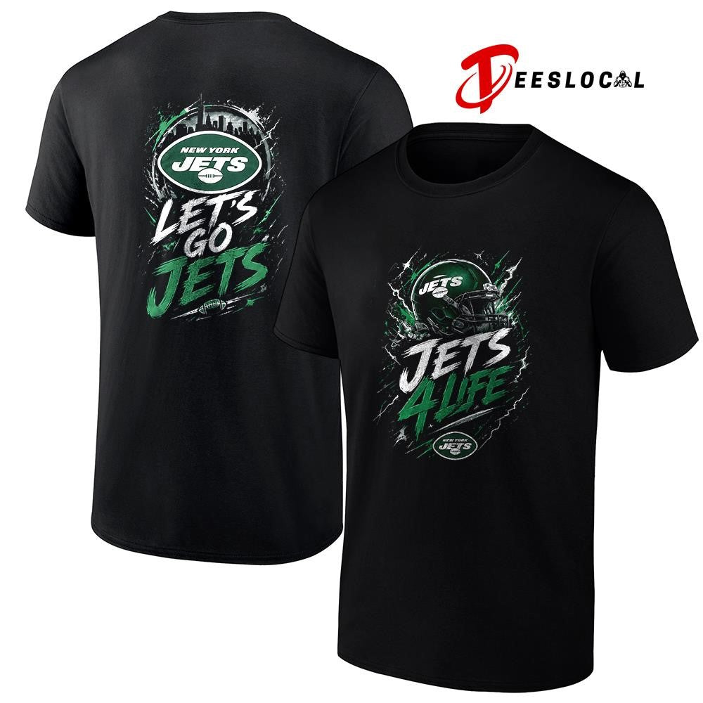 New York Jets x fan 4 life graphic shirt