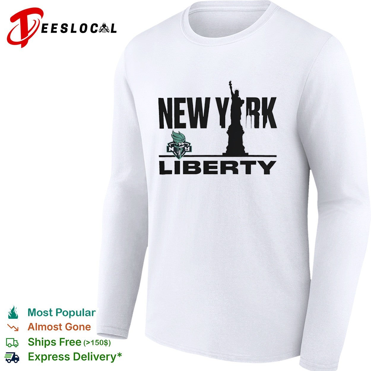 New York Liberty WNBA Statue Of Liberty Skyline shirt