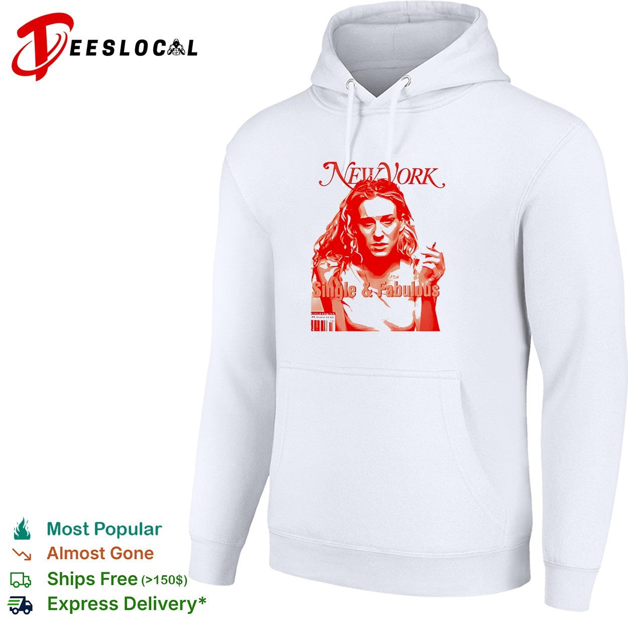 New York Single and Fabulous Sex and the City parody magazine cover shirt