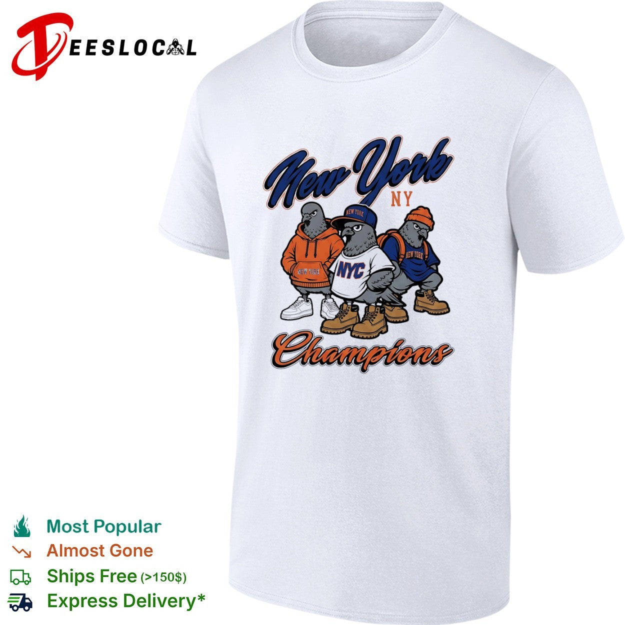 New York champions NY pigeons shirt