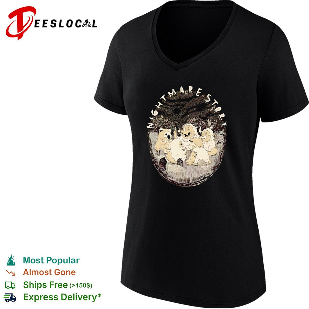Nightmarestory Ghost Animals in Graveyard Scene shirt