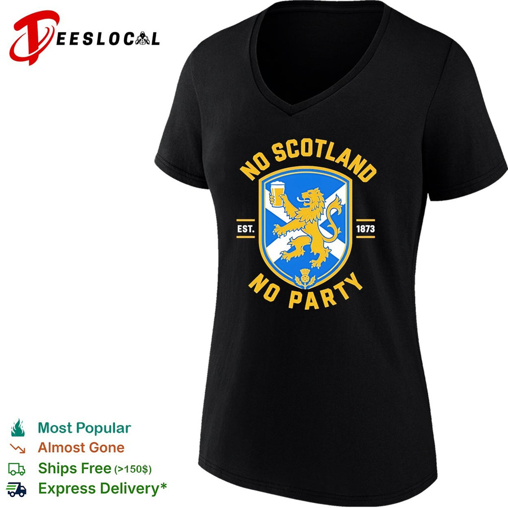 No Scotland No Party est 1873 Football vintage shirt