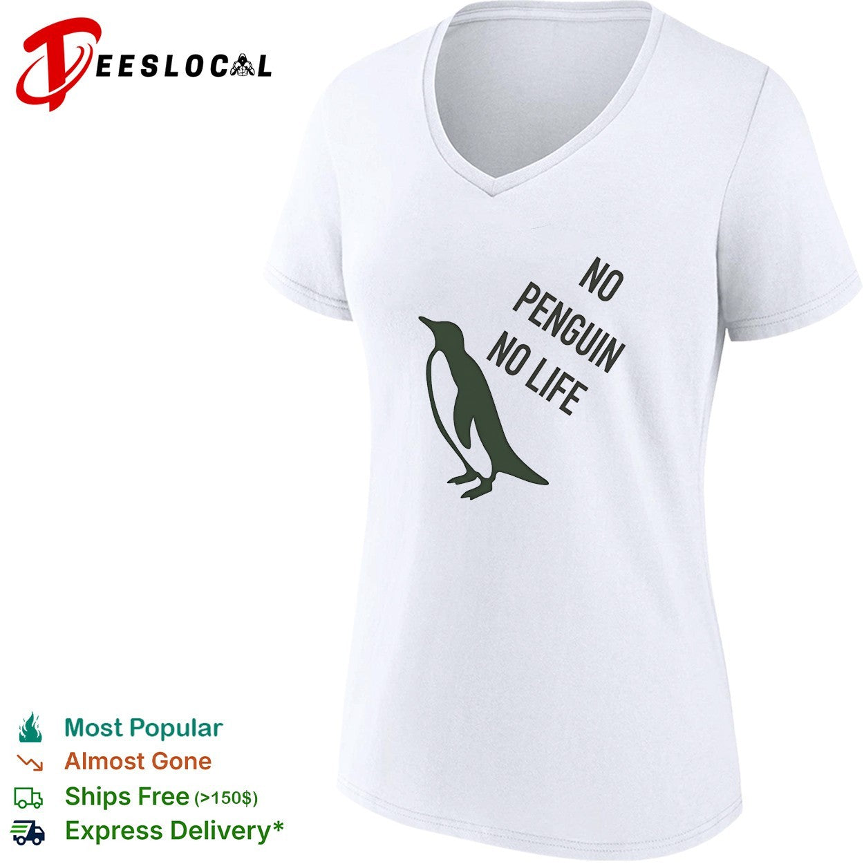 No penguin no life basic shirt