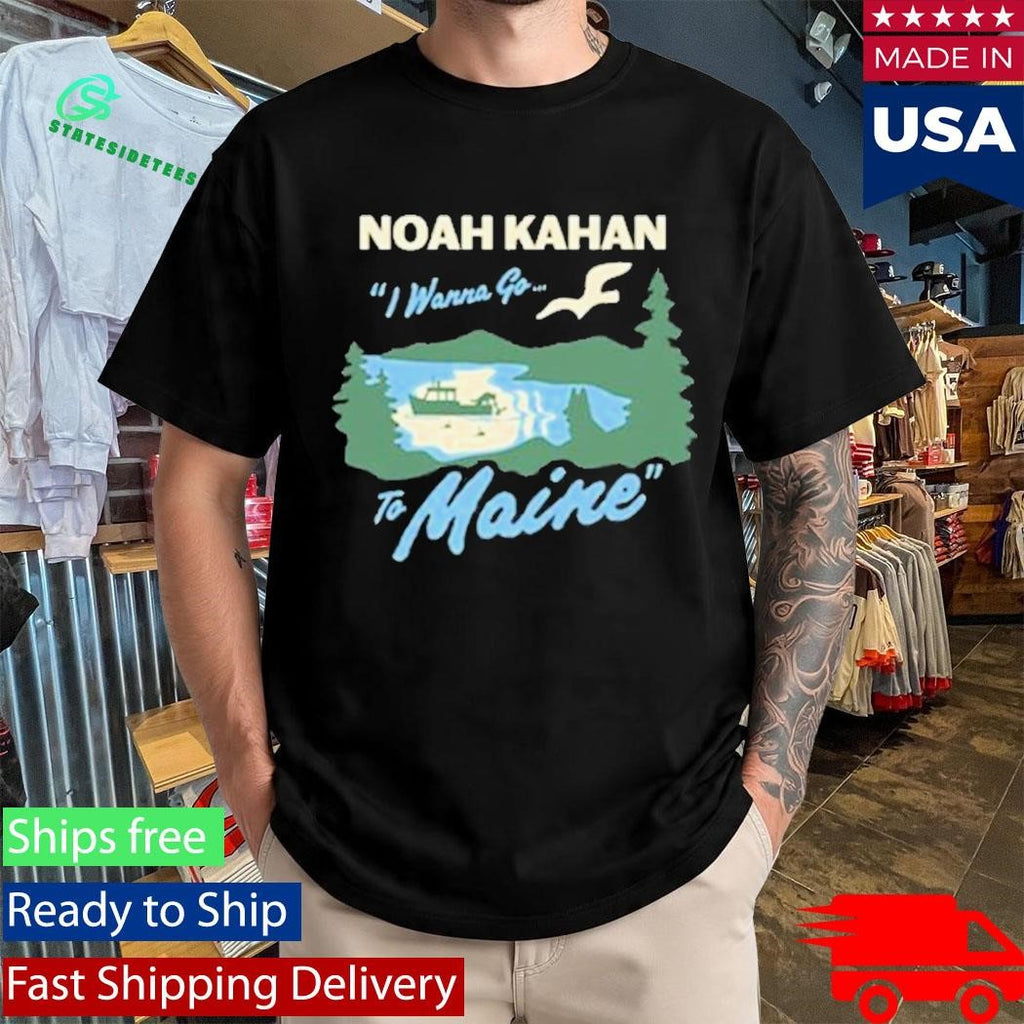 Noah Kahan Maine Fishing Shirt