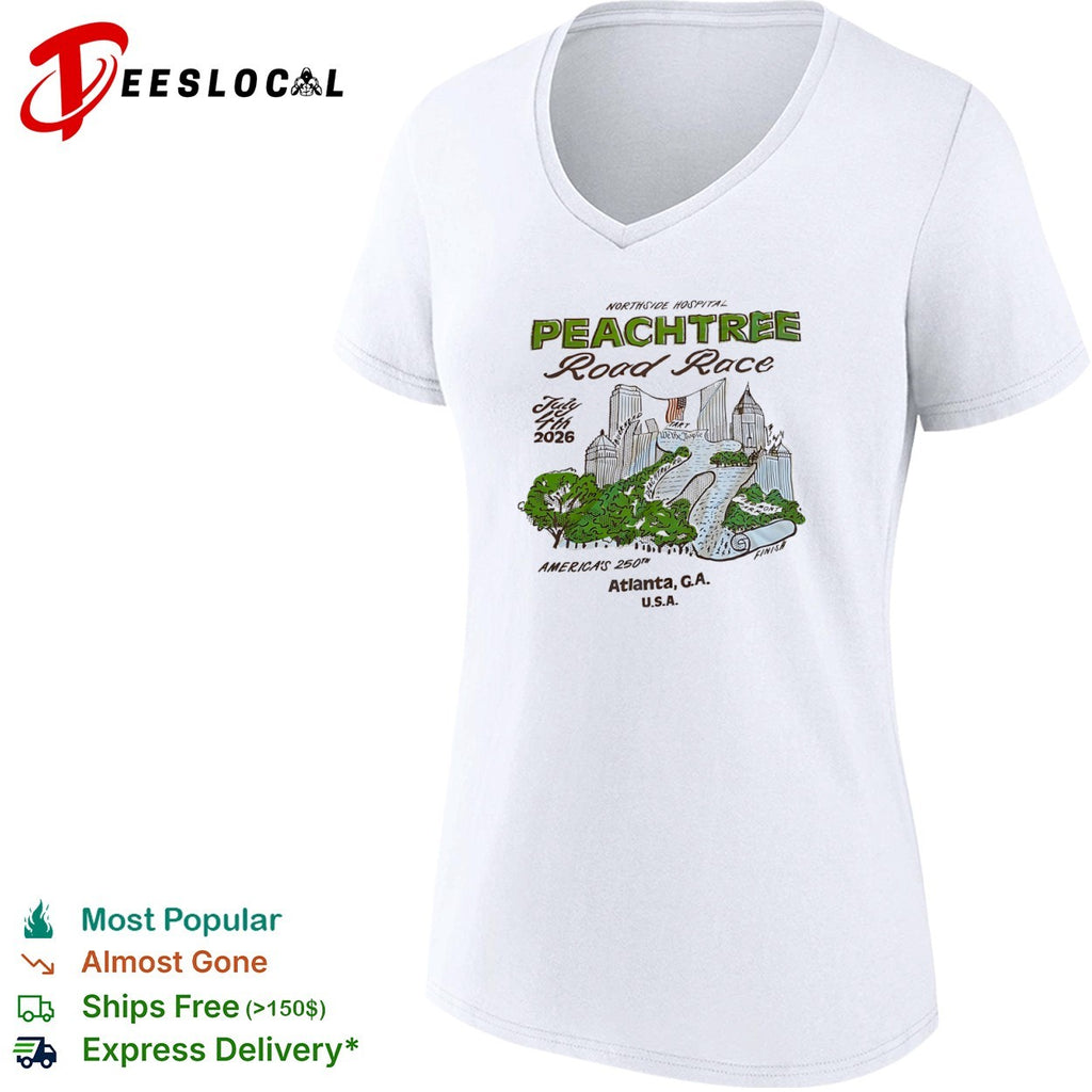 Northside Hospital Peachtree Road Race July 4th 2026 Americas 250th Atlanta GA shirt