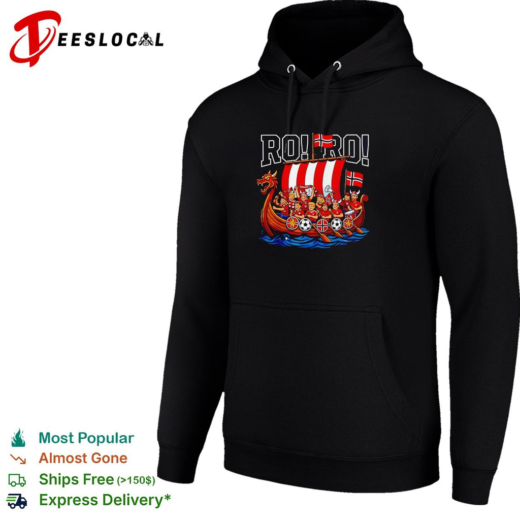 Norway Ro Ro Viking ship soccer fans shirt