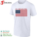 Not a complicated symbol United States flag shirt