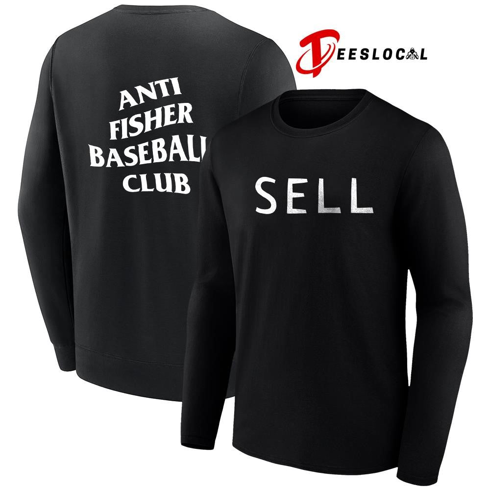 Oakland Athletics Sell anti fisher baseball club text shirt