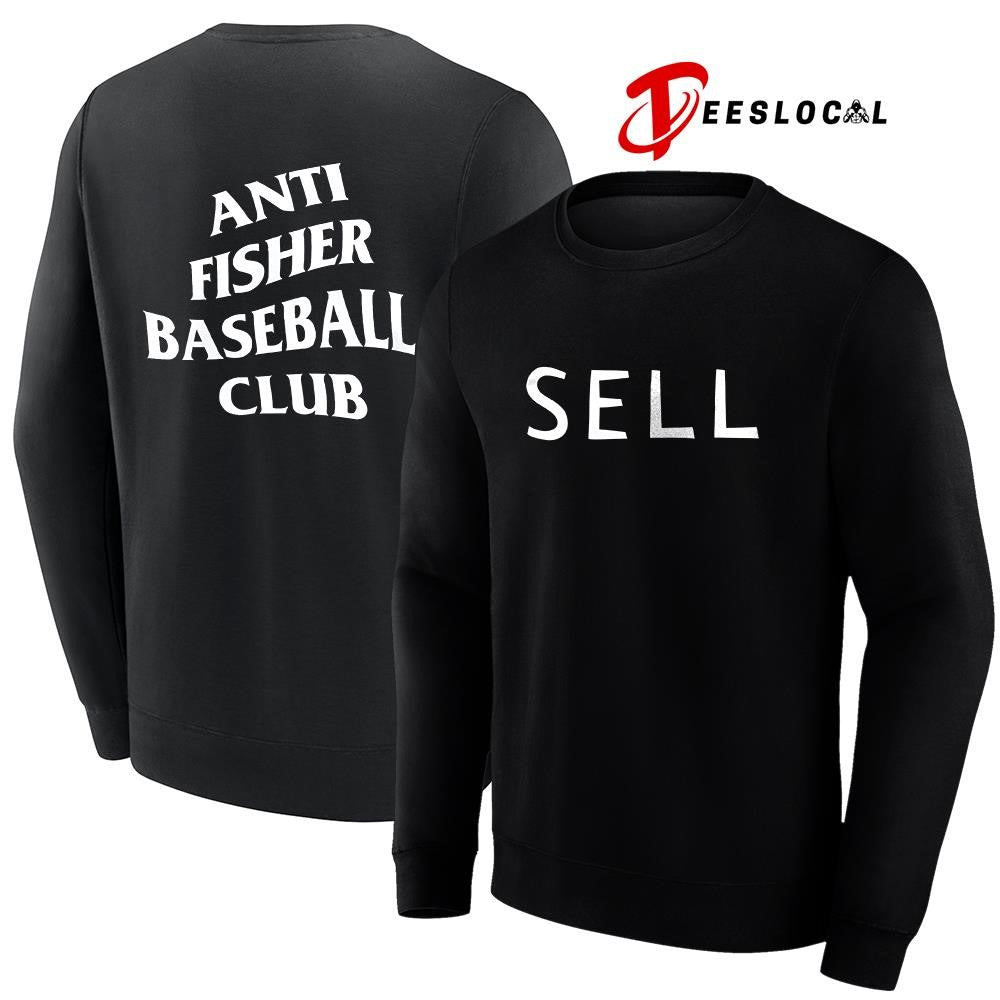 Oakland Athletics Sell anti fisher baseball club text shirt