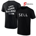 Oakland Athletics Sell anti fisher baseball club text shirt