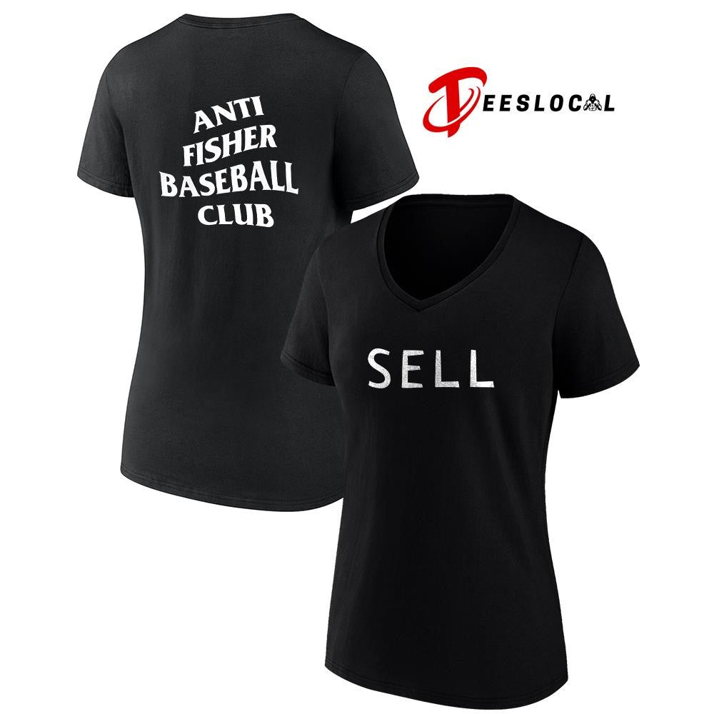 Oakland Athletics Sell anti fisher baseball club text shirt