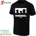 Oasis Wonderwall Liam Gallagher Noel Gallagher Music Band Shirt