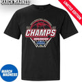 Official Arkansas Razorbacks 2026 SEC Men’s Basketball Tournament Champions Locker Room T-Shirt