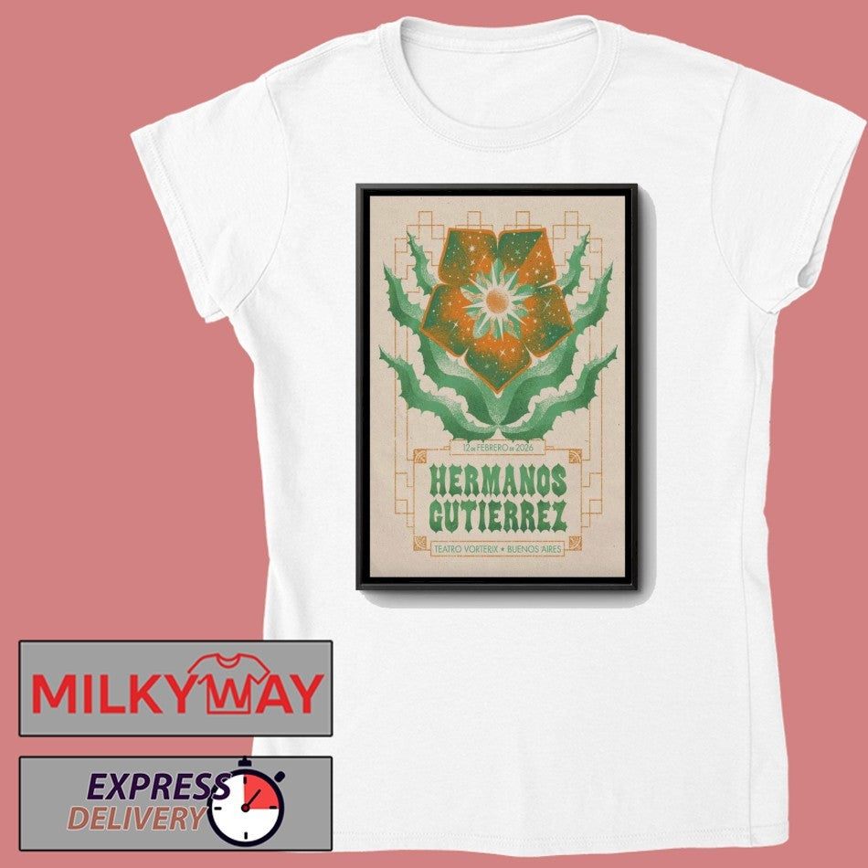 Hermanos Gutiérrez Buenos Aires Feb 12 2026 Event Poster shirt