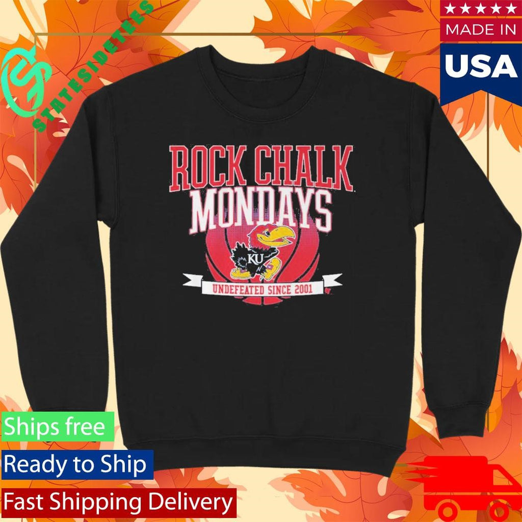 Official Kansas Basketball Rock Chalk Mondays Shirt